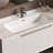 Minimalist cream style bathroom cabinet