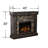 45" Electric Fireplace With Mantel