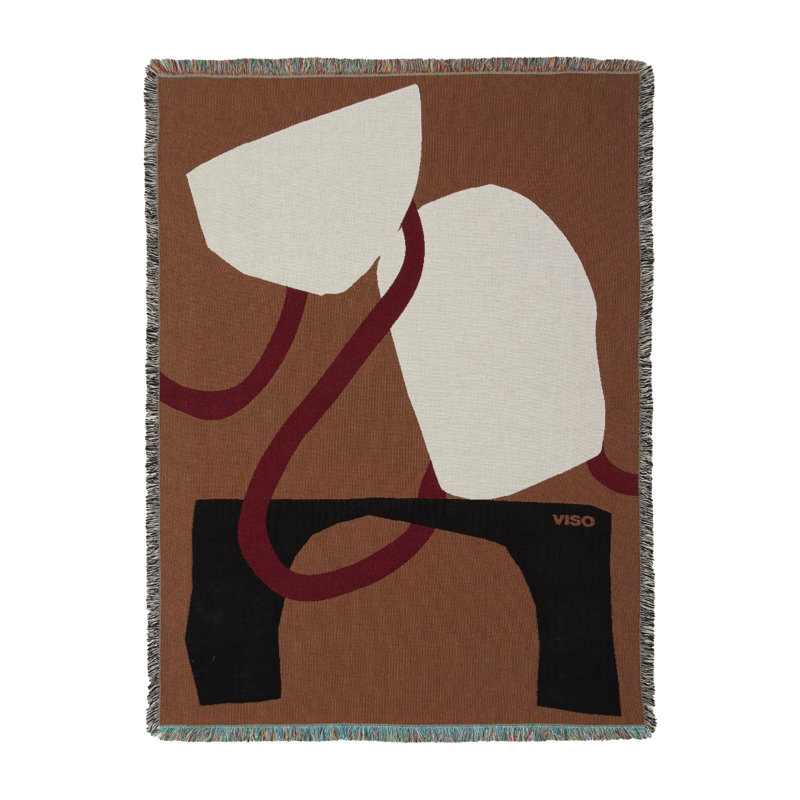 Tapestry Hand Woven Throw Blanket