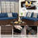 Treyshun Modular Slanted Rattan Sectional Conversation Sets With Coffee Table