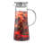 JoyJolt Breeze Glass Drink Water Pitcher with Handle, 50oz