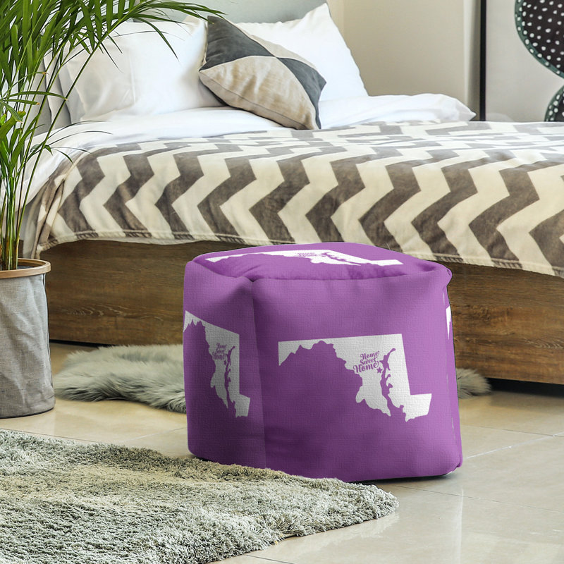 Repose-pieds à cubes annapolis the home, Violet