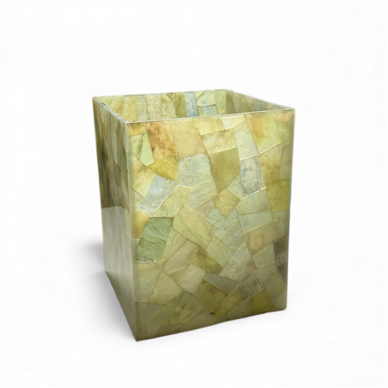 Jasmine Jade Wastebasket