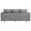 Canapés ergonomiques 3 places, revêtement en chenille, style moderne pour le salon