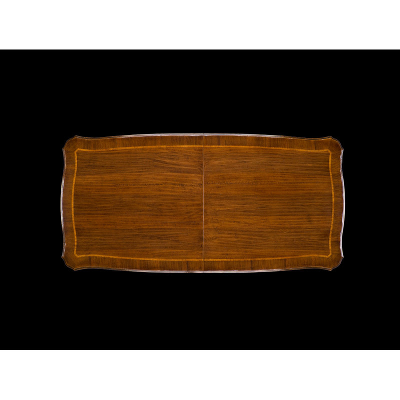 Walnut 48" Self-Storing Leaf Solid Wood Dining Table, Brown
