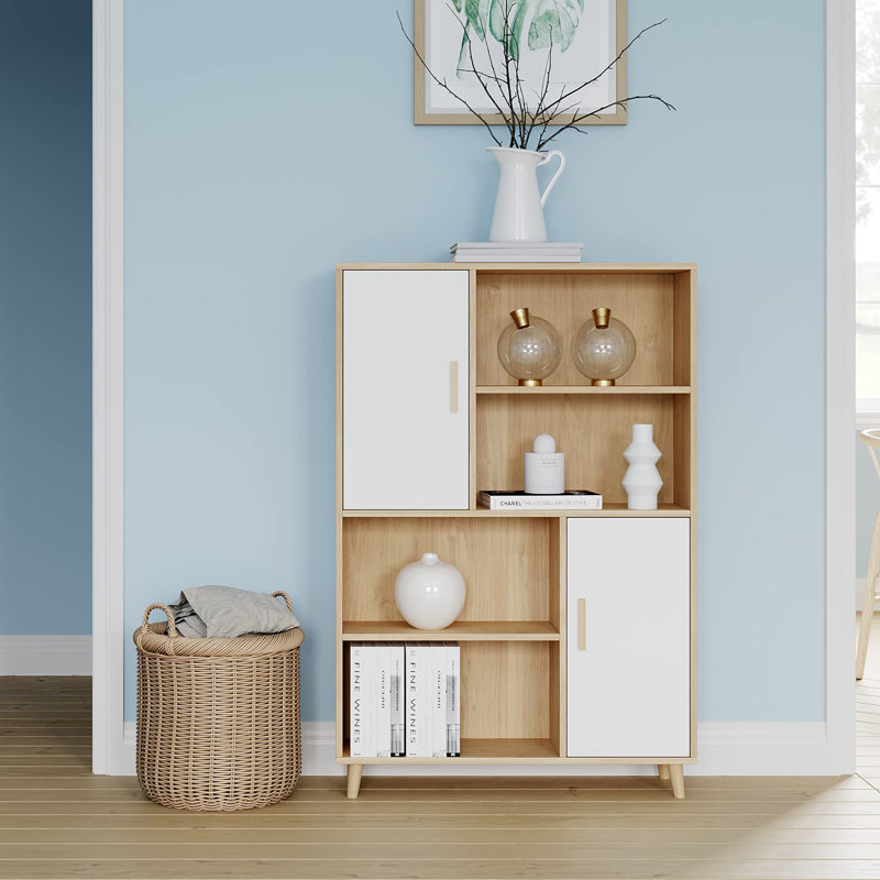 Ailith 118cm H x 80cm W Standard Bookcase