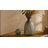 Modern Ribbed Textured Glass Vase with Lid for Home Decor - Elongated Silhouette Tall Flower Vase Design Accent for Living Room Table Display - Green-556957202-551813767