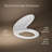 Cachet Quiet-Close with Grip-Tight Round-Front Toilet Seat