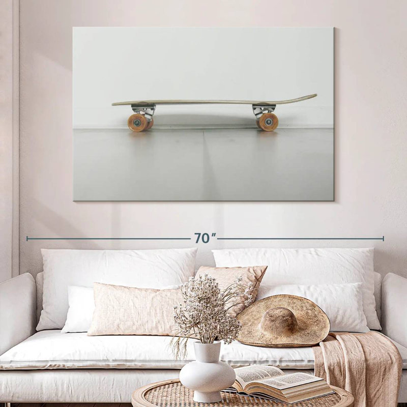Senne Cool Skateboard, 34" H x 51" W