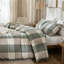 Housse de couette en coton avec motif à carreaux - Doux, léger, naturellement froissé, confortable pour la chambre à coucher-122815342-131180470