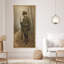 «Vintage Woodland Fox Hunter Portrait», impression murale sur toile encadrée-133897536-133897535