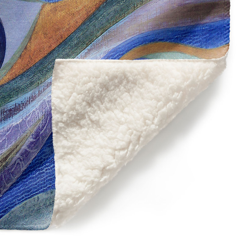 Hand Woven Throw Blanket, 68" W x 80" L