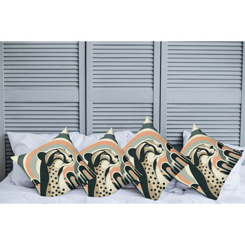 Fabric Reversible Throw Pillow, 16"H x 16"W