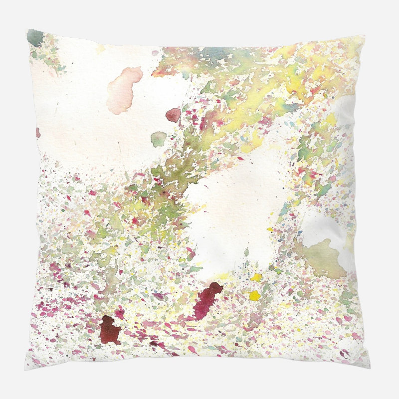 Housse de coussin carré Nekoosa, Microsuède, Intérieur