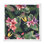 Fleurs tropicales mauves avec feuilles vertes II - reproduction d'art sur toile tropicale