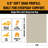 Cozy Plush Non-Slip Rubberback Soft Cream Indoor Bedroom, Living Room Area Rug-347237031-347237039