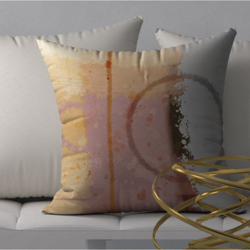Reversible Throw Pillow, 18" x 18"