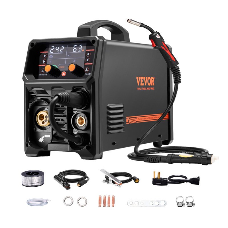 Soudeuse MIG 250Amp, soudeuse 3 en 1, noyau de flux 220V
