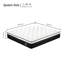 Housse tricotée en mousse à mémoire de forme à 7 zones avec matelas hybride 12 pouces Certipur-Us - blanc