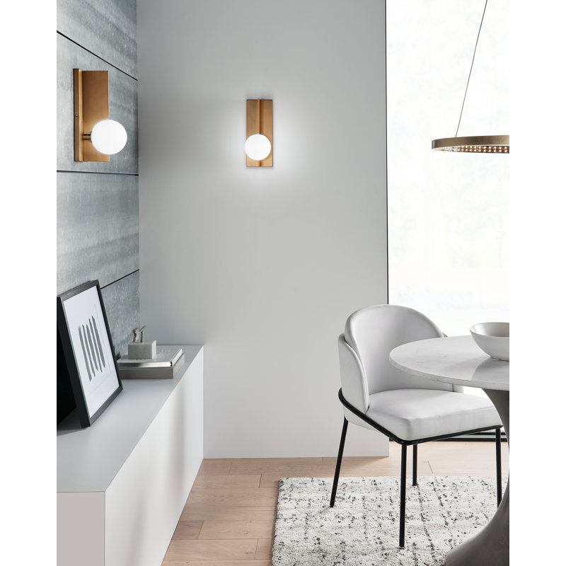 Orbel 1 - Light Corner Wall Light, Polished Nickel, No