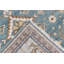 Tapis en laine noué à la main Oushak - Tapis transitionnel bleu et crème - Tapis traditionnel tissé à la main de qualité supérieure-636410025