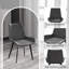 Modern Ergonomic Dining Chair With Thick Metal Legs For Comfort-196676984