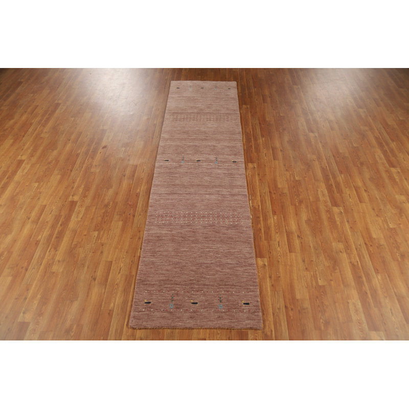 Tribal Gabbeh Style Indian Runner Rug 3x10
