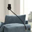Canapé simple de 38 po avec repose-pieds de rangement, support de téléphone réglable, chargeur USB, poches de rangement latérales, accoudoirs en forme d'oreiller, chaise longue à siège large-1273350954