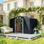 Spacious Outdoor Storage Shed,Tool Metal Shed