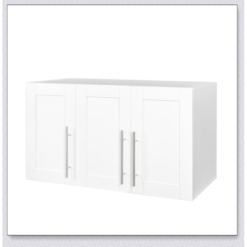 Stackable Wall Mounted Storage Cabinet, 15.75 "D x 35.43" W x 19.69 "H