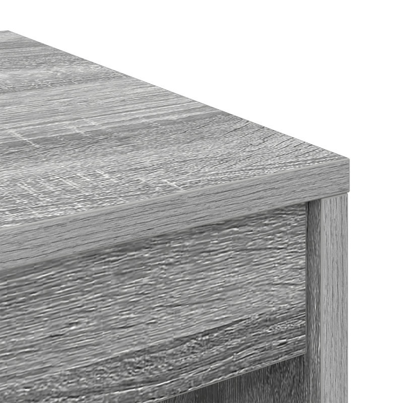 Writing Desk Particle Board 76 Cm, 76cm H x 60cm W x 40cm D, Grey Sonoma