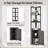 Imron Corner Storage Bookcase
