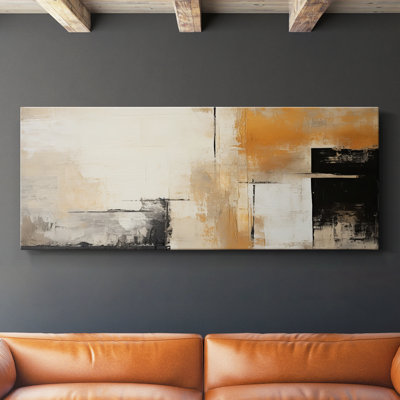 Toile tendue avec châssis Abstract Series 4 # II-Wide