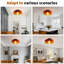 Abat-jour en verre 3 couches Mid-Century-688123972-701254375