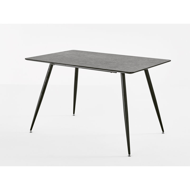 Bumstead Metal Base Dining Table, Grey