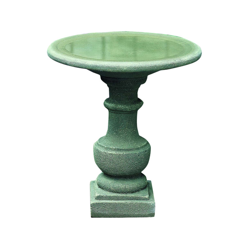 Siena Birdbath, Brownstone