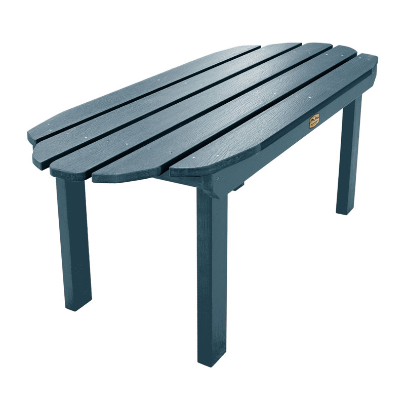 Kimber Outdoor Coffee Table , 45'' in. W 19'' in. D, Nantucket Blue