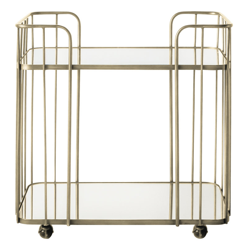 Carrette Metal Bar Cart