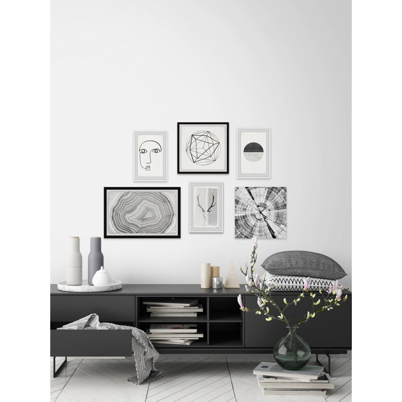 Hexaptych « radial forms »