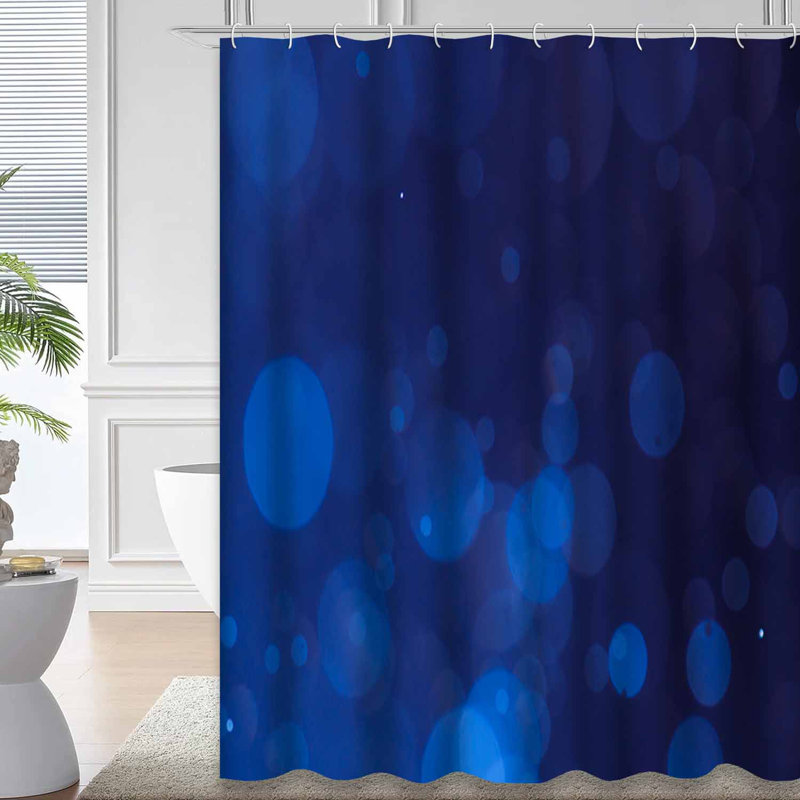 Rideau de douche foncé foncé avec 12 crochets, L 72 po x l 84 po