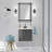  24"W Wall hung Combo Gray Gloss-1482571145