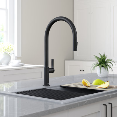 Oletto Single Handle Pull-Down Kitchen Faucet