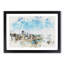 Skyline of Pittsburgh Pennsylvania - Picture Frame Painting Print-56853847-56853848