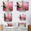 Décoration murale moderne rose Minimalisme or rose I-848645348-848645355-848645354