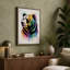 Chromatic Bear Modern - Wrapped Canvas-1318787155-1318787156