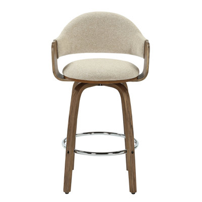 Swivel Upholstered Counter Stool