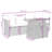 Vidaxl Garden Sofa Set Black-114237232