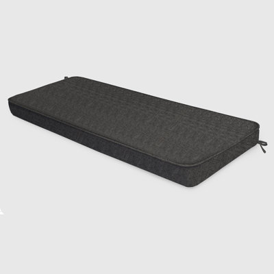 Coussin de banc personnalisable de 1 po de hauteur pour mobilier d'intérieur / extérieur / chaise / siège de fenêtre, mousse à haute résilience 75D de qualité supérieure