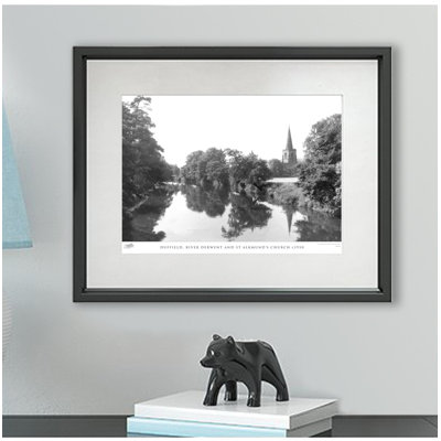 Duffield, River Derwent And St Alkmund's Church C1950 - Single Picture Frame Print