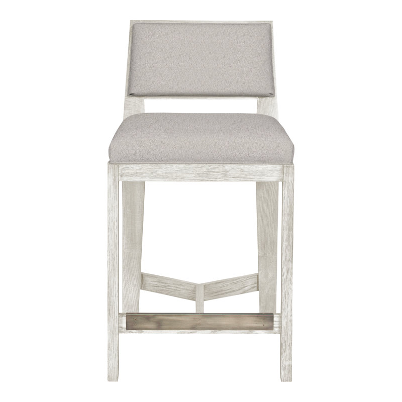 Thom Filicia Solid Wood 32.5" Bar Stool, Casa Blanca, Navada Granite